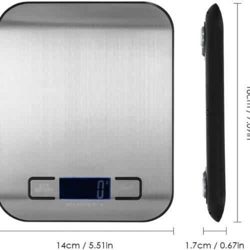 Digital Scale for Home and Commercial Use with 5KG Weighing Capacity