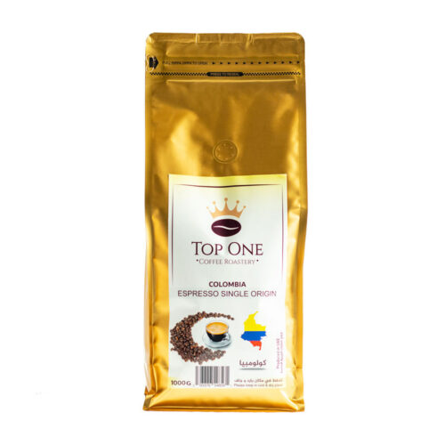 Top One Espresso Colombia Single Origin Coffee 1KG